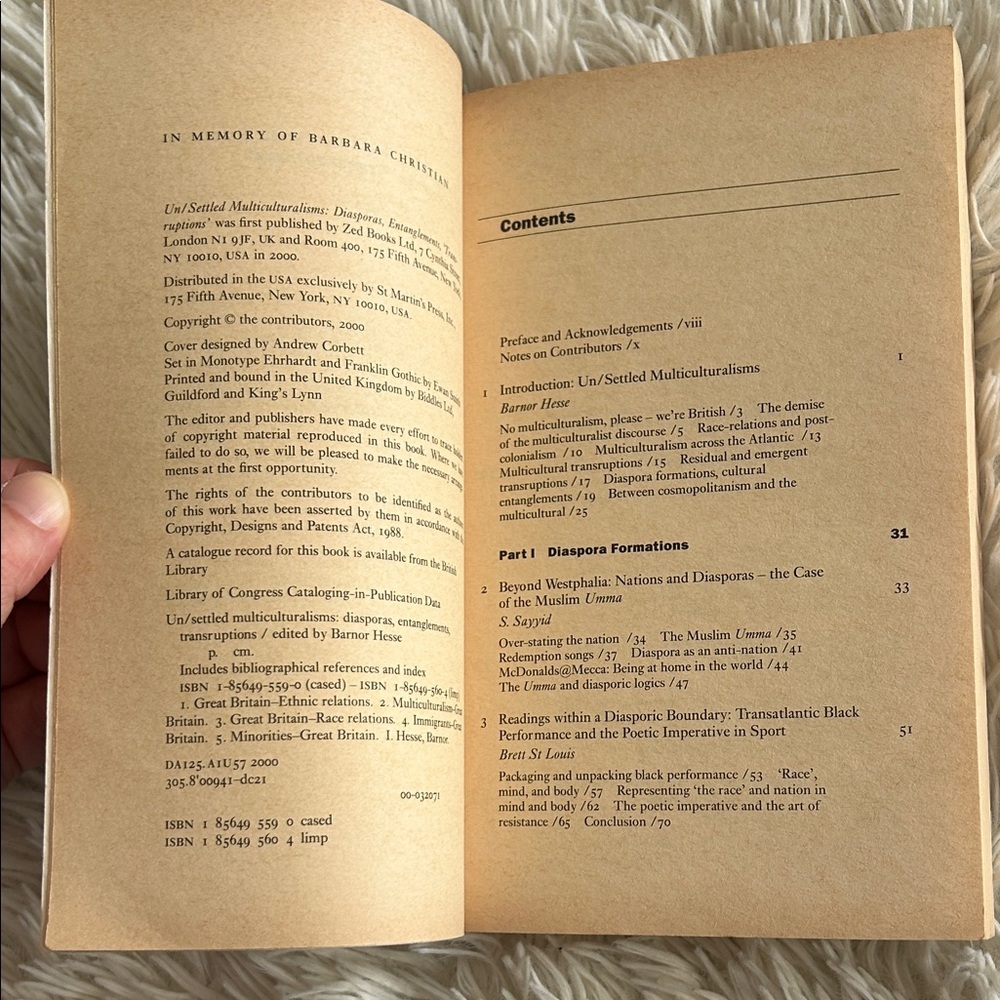 Un/settled Multiculturalisms Book, edited academic collection, 2000 - Picture 5 of 8